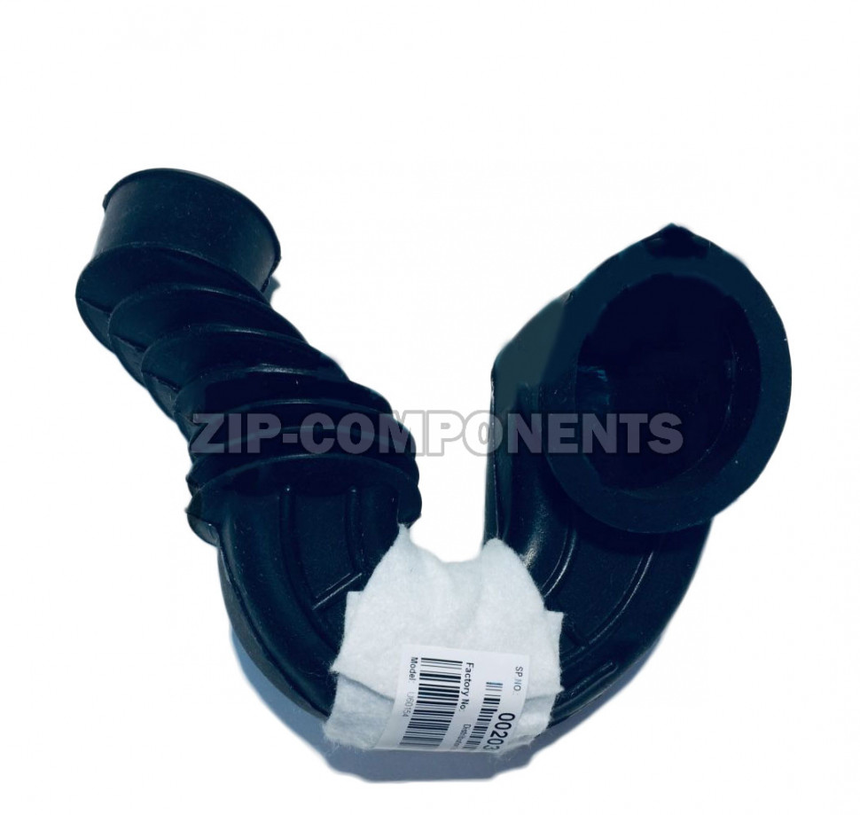 Патрубок для стиральной машины Haier 0020300999B от порошкоприемника к баку